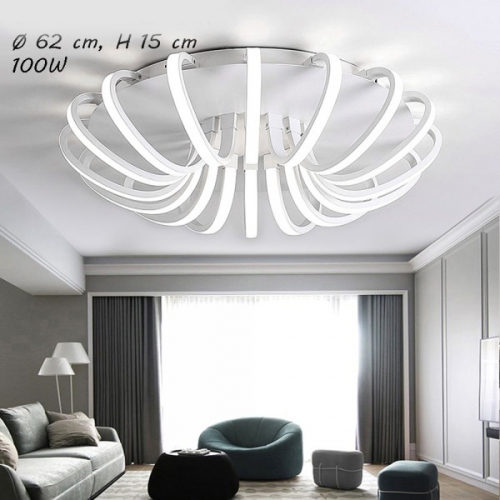 Plafon LED z pilotem 62cm  100Watt - P113